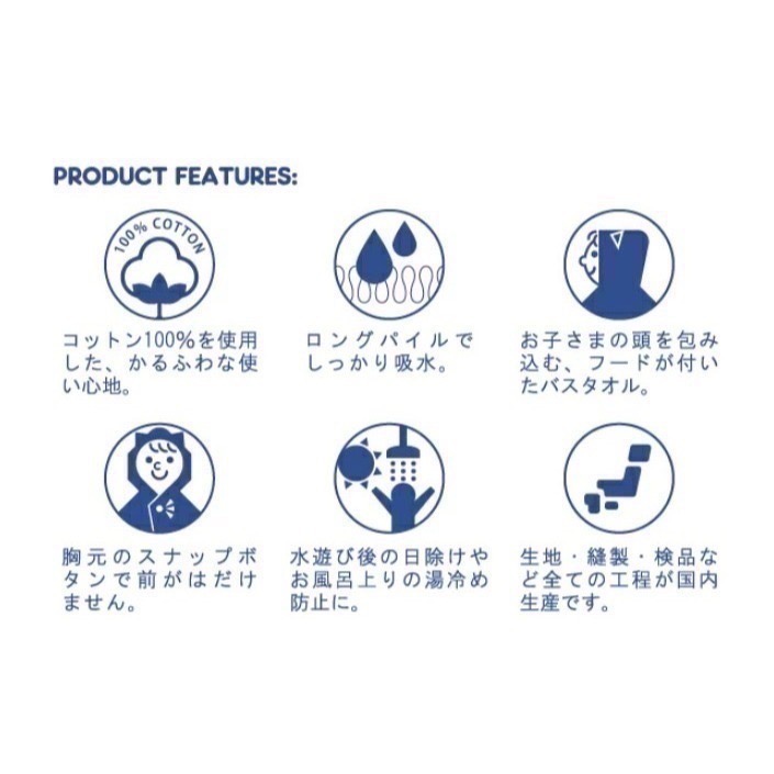 【kontex】 Nekosan 日本製 貓咪變身浴袍 連帽浴巾 今治認證 日本浴巾 附禮盒 出生賀禮 初生賀禮 多色-細節圖4
