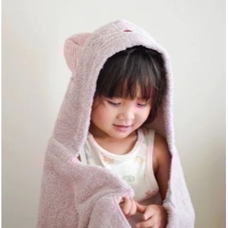 【kontex】 Nekosan 日本製 貓咪變身浴袍 連帽浴巾 今治認證 日本浴巾 附禮盒 出生賀禮 初生賀禮 多色-細節圖6