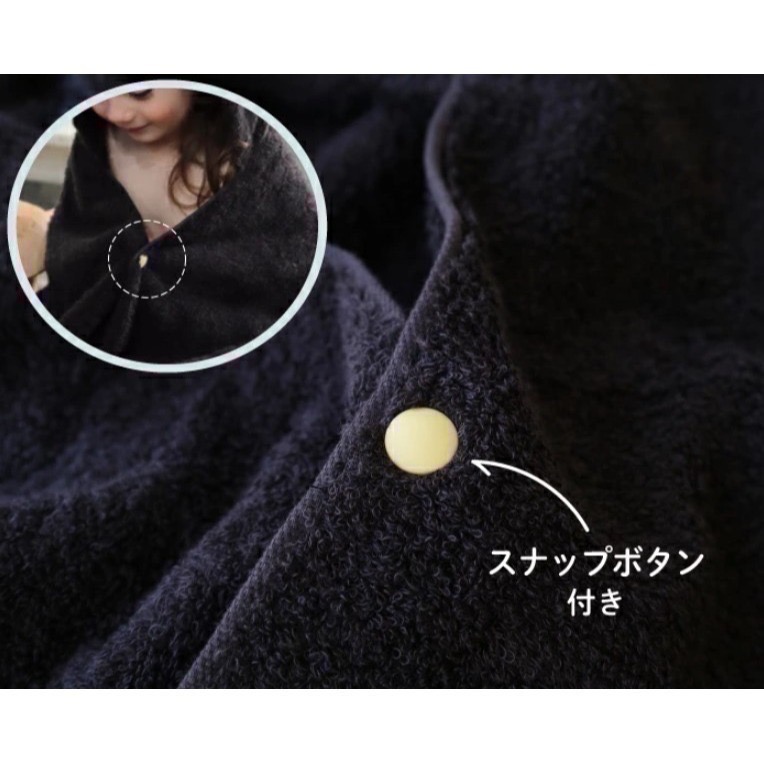 【kontex】 Nekosan 日本製 貓咪變身浴袍 連帽浴巾 今治認證 日本浴巾 附禮盒 出生賀禮 初生賀禮 多色-細節圖7