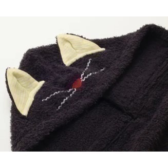 【kontex】 Nekosan 日本製 貓咪變身浴袍 連帽浴巾 今治認證 日本浴巾 附禮盒 出生賀禮 初生賀禮 多色-規格圖11