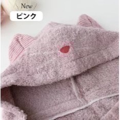 【kontex】 Nekosan 日本製 貓咪變身浴袍 連帽浴巾 今治認證 日本浴巾 附禮盒 出生賀禮 初生賀禮 多色-規格圖11