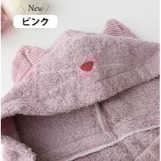 【kontex】 Nekosan 日本製 貓咪變身浴袍 連帽浴巾 今治認證 日本浴巾 附禮盒 出生賀禮 初生賀禮 多色-規格圖11