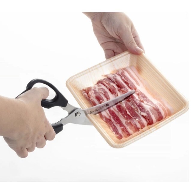 【 匠之技】Green Bell 不銹鋼 廚房 彎柄剪刀 G-2035 可拆式 食物剪刀 料理剪刀 日本關市產-細節圖2