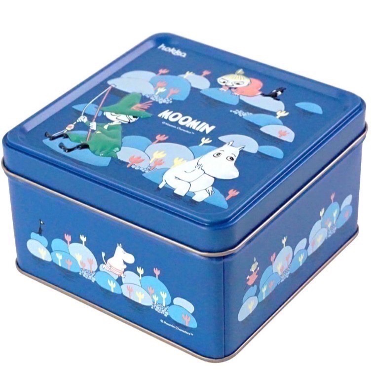 【Hokka】 北陸製菓 嚕嚕米 姆明 立體鐵盒餅乾 健康餅乾 適合長輩 小朋友 下午茶 送禮 禮盒 百年老店~ 紅盒-規格圖4