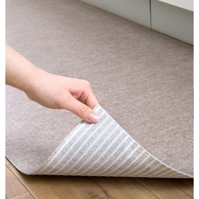 【SANKO】日本製 防水止滑廚房地墊 地墊防滑墊 吸附式 免膠 防水 寵物 防髒污 多用途 可擦拭清潔~深咖啡色-細節圖4