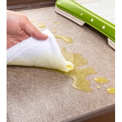 【SANKO】日本製 防水止滑廚房地墊 地墊防滑墊 吸附式 免膠 防水 寵物 防髒污 多用途 可擦拭清潔~深咖啡色-細節圖6