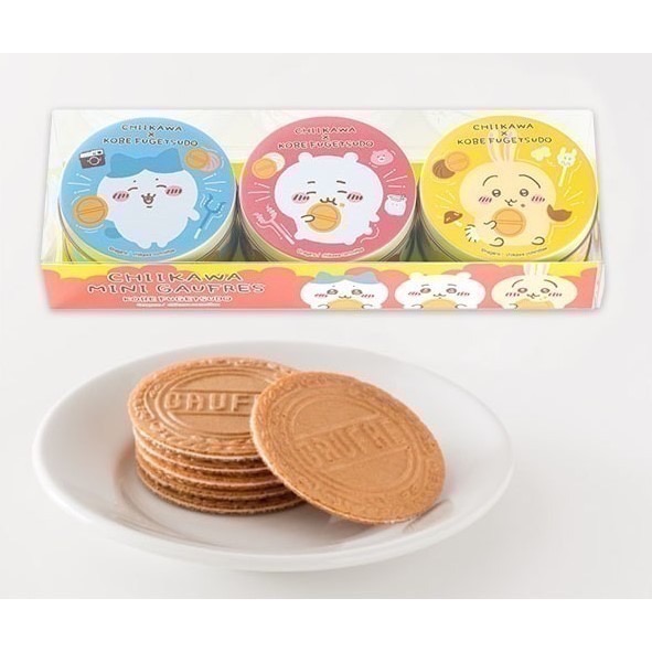 【神戶風月堂】日本百年名店 法蘭酥 奶油薄餅 chiikawa 吉伊卡哇 蛇年限定 鐵盒 脆餅 新年禮盒 夾心 日本禮盒-細節圖2