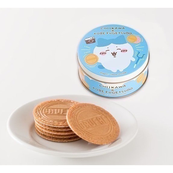 【神戶風月堂】日本百年名店 法蘭酥 奶油薄餅 chiikawa 吉伊卡哇 蛇年限定 鐵盒 脆餅 新年禮盒 夾心 日本禮盒-細節圖4