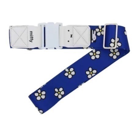 【miffy】行李箱綁帶 行李箱束帶 行李束帶買兩條可變成十字型 造型可愛 輕量 附收納袋 米飛 miffy-細節圖2