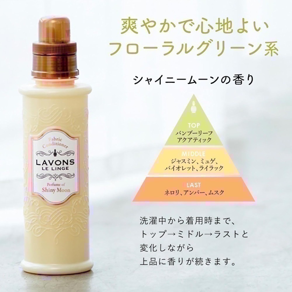 【LAVONS】朗法 日本製 衣物洗劑 高級衣物 柔軟劑 芳香噴劑 補充包 月色香檳 洗衣精 高級香味 天然香料-細節圖5