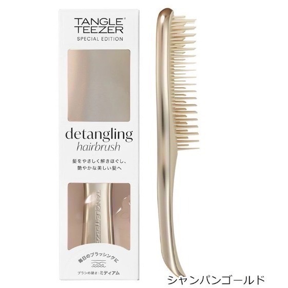 【一草一木】TANGLE TEEZER LUXE克羅美鍍金系列   乾濕髮皆可 抗毛燥 梳子 奢華設計 質感佳-細節圖3