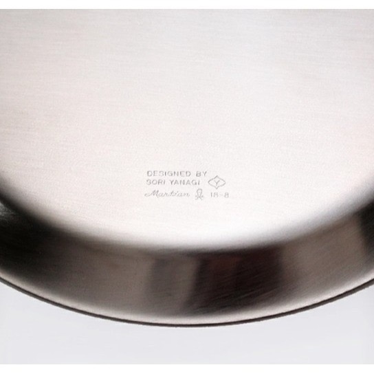 【柳宗理】  不鏽鋼 盤子 圓淺盤(大/中/小) 露營 野炊 烤肉 戶外 備料盤 18/25/32cm-細節圖3