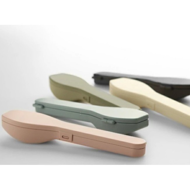 【一草一木】日本製IPPINSHA  不鏽鋼 環保餐具組 叉子 湯匙 便當配件 北歐風格 無噪音 輕量 好收納 露營-細節圖3