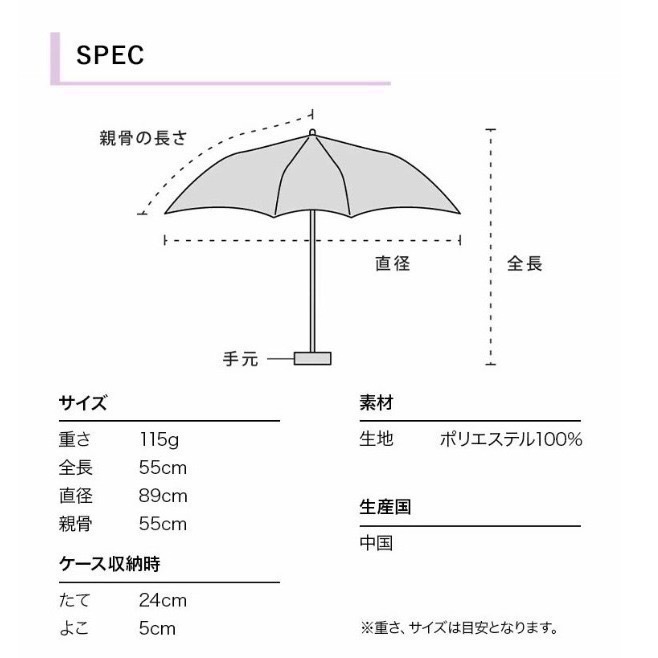【Wpc.】超輕量115g 抗UV 大傘面 晴雨兩用傘 雨傘 折傘 方便攜帶 隨身包包 沒有負擔-細節圖6