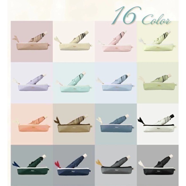 【Wpc.】日本輕量雨傘220g 100%抗UV 晴雨兩用傘 折傘 黑膠 傘袋 質感超棒 日本狂銷48000支以上 多色-細節圖3