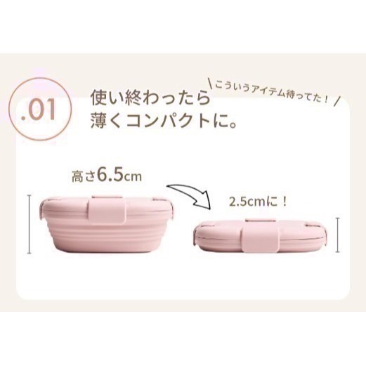 【一草一木】stojo 700ml 24oz 環保 便當盒 折疊 盒 折疊碗 午餐盒 可冷凍 冷藏 微波 洗碗機清潔-細節圖4