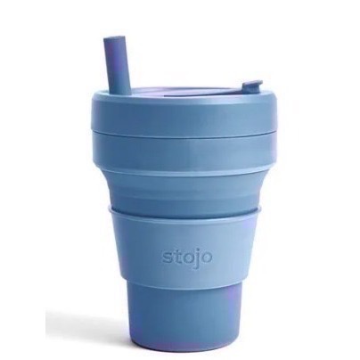 【一草一木】stojo 250ml 470ml 環保杯 折疊杯 附吸管 可冷凍 冷藏 微波 洗碗機 歐盟認證安全材質-規格圖8