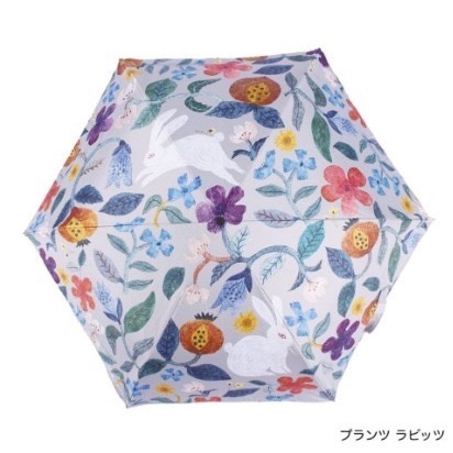 【一草一木】松尾ミユキ/松尾美雪 雨傘 輕量150g 抗UV99.9 折傘 晴雨兩用傘 黑膠 日本插畫家-細節圖4