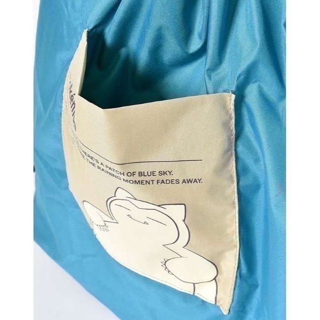 【Wpc.】日本 寶可夢聯名 大容量防潑水 環保袋 可綁 可肩背 可提 皮卡丘 胖丁 百變怪 卡比獸-細節圖5