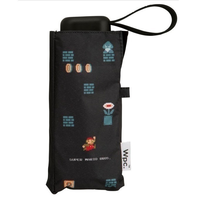 【Wpc.】超級瑪莉 任天堂 瑪利歐兄弟 5段折傘 內側黑膠 100%抗UV 方便攜帶-細節圖8