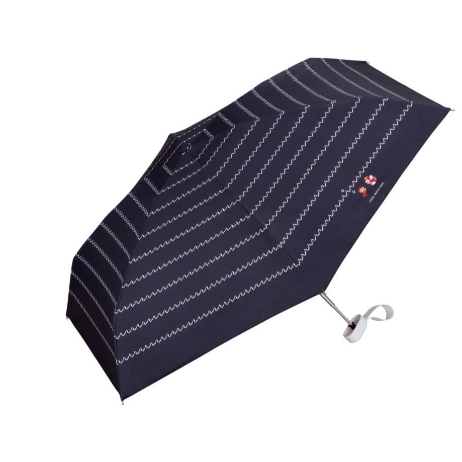 【Wpc.】超級瑪莉 任天堂 瑪利歐兄弟 5段折傘 內側黑膠 100%抗UV 方便攜帶-規格圖8