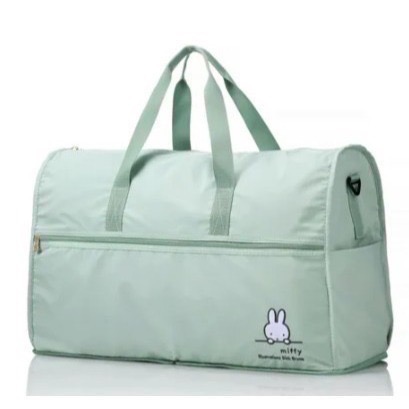 【一草一木】miffy米菲兔與HAPITAS 聯名 折疊式旅行袋 38L 方便收納 登機箱 波士頓包 出國必備 多色可選-細節圖9