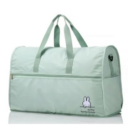 【一草一木】miffy米菲兔與HAPITAS 聯名 折疊式旅行袋 38L 方便收納 登機箱 波士頓包 出國必備 多色可選-規格圖9