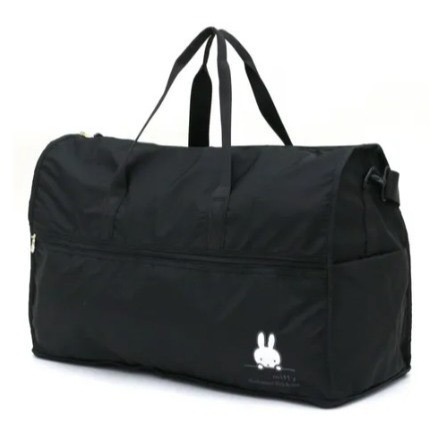 【一草一木】miffy米菲兔與HAPITAS 聯名 折疊式旅行袋 38L 方便收納 登機箱 波士頓包 出國必備 多色可選-規格圖9