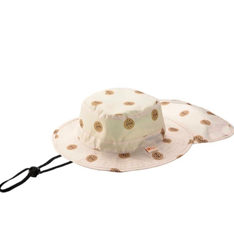 【一草一木】WPC 輕量幼兒/兒童抗UV防曬遮陽帽 防潑水遮陽帽 遮脖防曬帽 幼兒遮陽帽 兒童漁夫帽-細節圖2