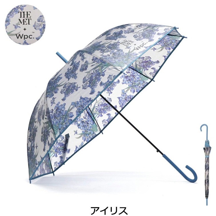 【一草一木】Wpc.The Met大都會博物館聯名 藝術傘｜梵谷‧莫內‧雷諾瓦‧德加｜名畫雨傘｜透明立傘直傘自動傘｜藝術-規格圖9