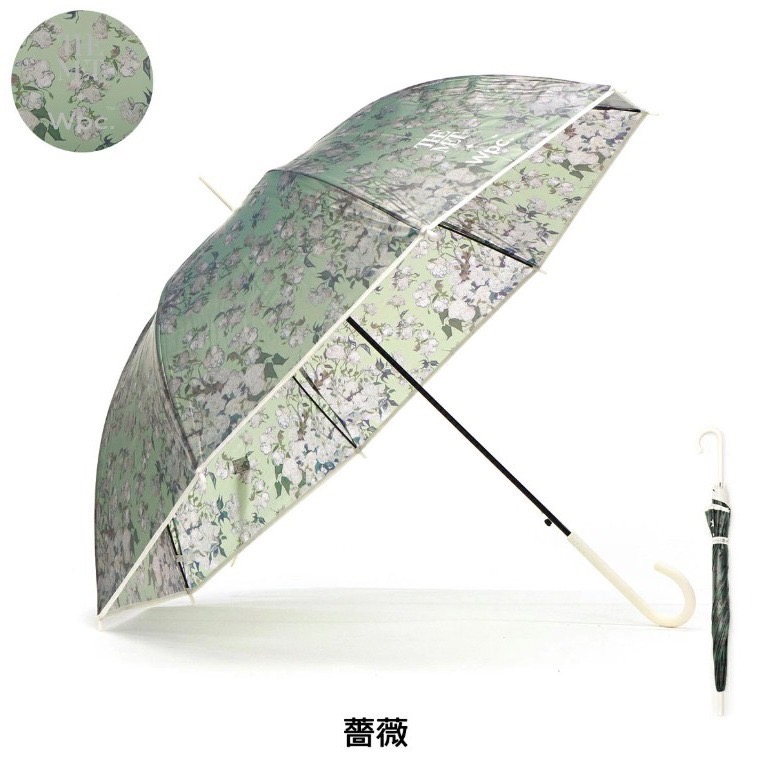 【一草一木】Wpc.The Met大都會博物館聯名 藝術傘｜梵谷‧莫內‧雷諾瓦‧德加｜名畫雨傘｜透明立傘直傘自動傘｜藝術-規格圖9