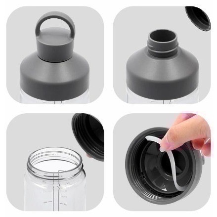 【SANTECO】 日本超輕量透明水壺｜直飲設計／Tritan製／運動 登山 健身/710ml/946ml/環保杯-細節圖4