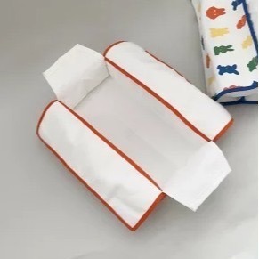 【一草一木】miffy 米飛 米菲 70周年紀念款面紙套 面紙盒布質 桌上擺飾 面紙盒 洋裝款 面紙收納-細節圖6