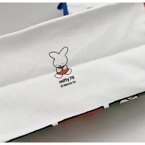 【一草一木】miffy 米飛 米菲 70周年紀念款面紙套 面紙盒布質 桌上擺飾 面紙盒 洋裝款 面紙收納-細節圖7