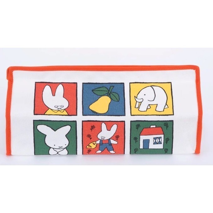 【一草一木】miffy 米飛 米菲 70周年紀念款面紙套 面紙盒布質 桌上擺飾 面紙盒 洋裝款 面紙收納-細節圖8