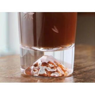 【一草一木】日本製 富士山杯(櫻花限定款 大啤酒杯)  江戶硝子 田島硝子 附原廠木盒裝 富士山 水杯 啤酒杯 果汁杯-細節圖4