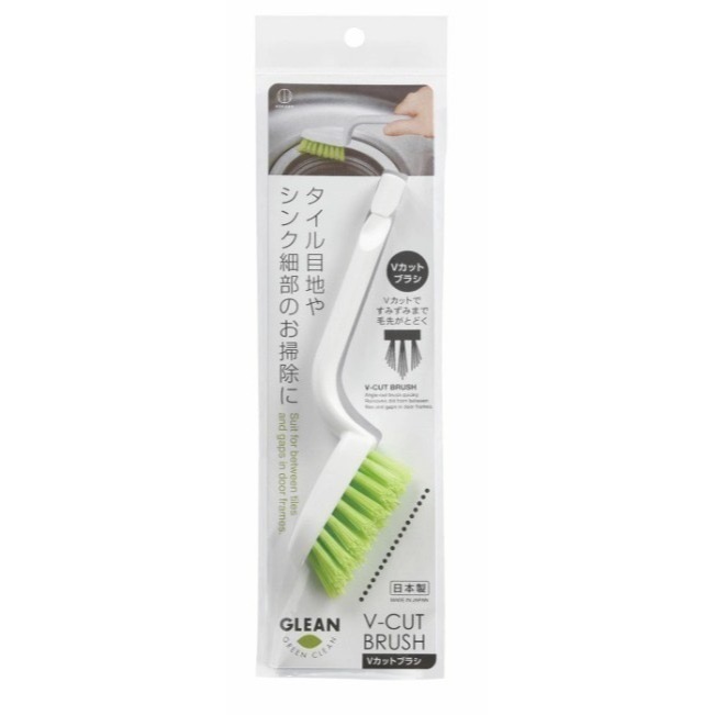 【一草一木】小久保 日本 KOKUBO 磁磚縫隙 水槽縫隙 洗手台細部清潔 專用 V型刷 廚房清潔 廚房刷-細節圖2