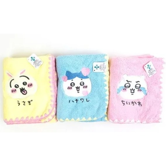 【吉伊卡哇 】Chiikawa 超可愛粉色吸水毛巾 毛巾 包頭巾 手帕 澎鬆 柔軟 觸感佳 日本丸真 新款-細節圖8
