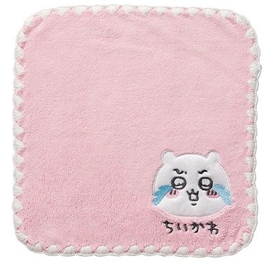 【吉伊卡哇 】Chiikawa 超可愛粉色吸水毛巾 毛巾 包頭巾 手帕 澎鬆 柔軟 觸感佳 日本丸真 新款-規格圖8