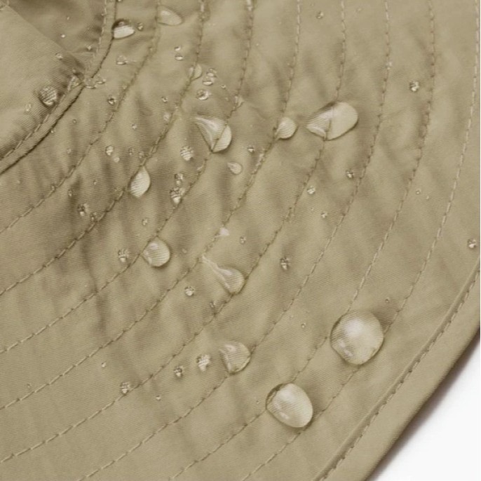 【Wpc.】遮陽帽 100%抗UV 可綁繩防飛 可水洗 防潑水 輕量 可摺疊收納 帽內有防曬塗層 寬帽沿 帽子-細節圖5