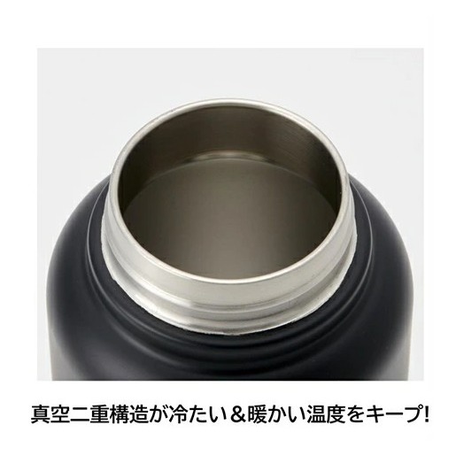 【一草一木】Skater 不鏽鋼 提把水壺 保冷保溫 寬口徑 手提水壺 環保杯 黑色 水壺-細節圖3