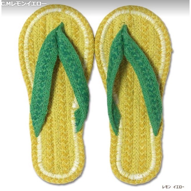 【一草一木】日式印度棉「草履風拖鞋」夏日棉質日式涼感拖鞋（可水洗）夏日檸檬 室內拖鞋 夾腳拖 涼鞋 男女尺寸-細節圖2