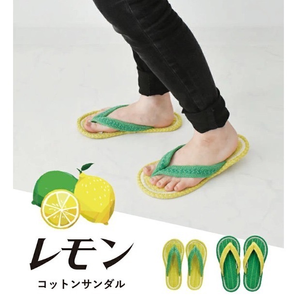 【一草一木】日式印度棉「草履風拖鞋」夏日棉質日式涼感拖鞋（可水洗）夏日檸檬 室內拖鞋 夾腳拖 涼鞋 男女尺寸-細節圖4