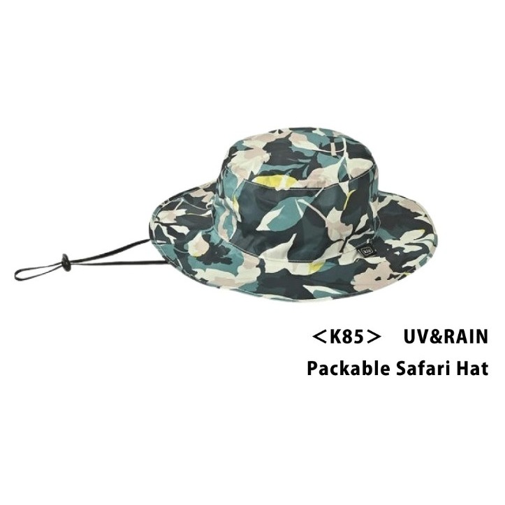 【一草一木】KiU 晴雨兼用！UV&RAIN 可折疊防曬 防水 狩獵帽 抗UV90% 可摺疊收納 登山出遊 K85-細節圖3