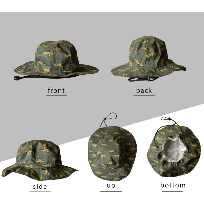 【一草一木】KiU 晴雨兼用！UV&RAIN 可折疊防曬 防水 狩獵帽 抗UV90% 可摺疊收納 登山出遊 K85-細節圖6