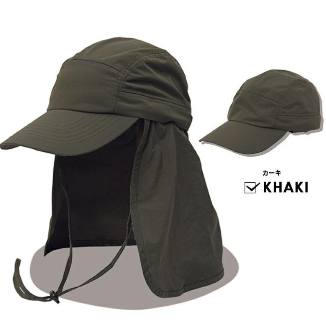 【一草一木】KiU 兩種戴法 運動透氣帽 登山遮陽帽 戶外釣魚帽 農夫帽 頸部防曬 可拆式遮陽布抗UV ~K327-細節圖5