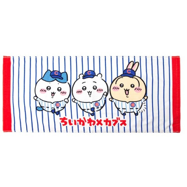 【吉伊卡娃】chiikawa 2025 MLB TOKYO 棒球聯名系列 官方正版毛巾 官網已完售 最後數量值得收藏-細節圖2