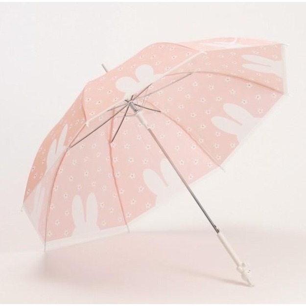 【一草一木】miffy 米飛 超可愛塑膠傘 可愛握柄 直傘 立傘 長傘 耐強風 輕量 自動傘-細節圖4