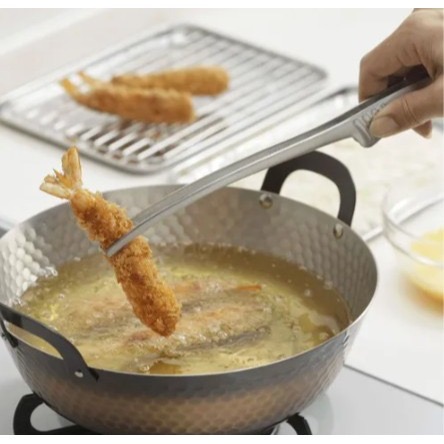 【一草一木】mama cook 不鏽鋼調理夾 燒肉夾 料理夾日本名店指定 下村企販 日本製 燕三条35689/47070-細節圖2