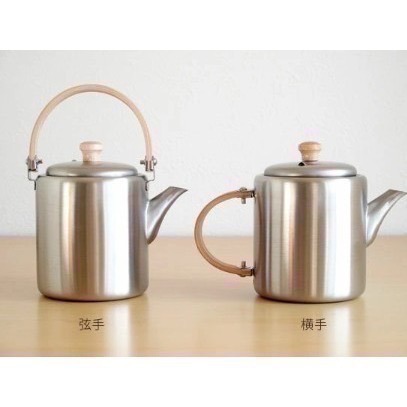 【一草一木】相澤工房 日本製 AIZAWA 不鏽鋼 竹製提把 附濾網 400ml  不鏽鋼霧面 泡茶壺 小茶壺-細節圖2